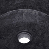 NNEVL Sink Black Ø40x15 cm Marble