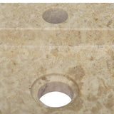 NNEVL Wall-mounted Sink Cream 38x24x6.5 cm Marble