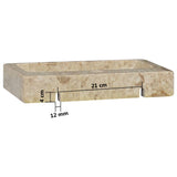 NNEVL Wall-mounted Sink Cream 38x24x6.5 cm Marble