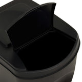 NNEVL Stackable Garbage Bin Boxes 4 pcs Anthracite 100 L Polypropylene