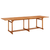 NNEVL Garden Dining Table 280x90x75 cm Solid Wood Acacia