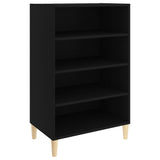 NNEVL Sideboard Black 57x35x90 cm Engineered Wood