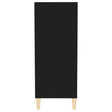 NNEVL Sideboard Black 57x35x90 cm Engineered Wood