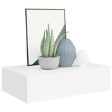 NNEVL Wall-mounted Drawer Shelves 2 pcs White 40x23.5x10 cm MDF