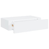 NNEVL Wall-mounted Drawer Shelves 2 pcs White 40x23.5x10 cm MDF