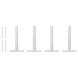 NNEVL Wall-mounted Drawer Shelves 2 pcs White 40x23.5x10 cm MDF