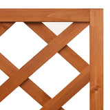 NNEVL Corner Trellis Planter 40x40x150 cm Solid Fir Wood