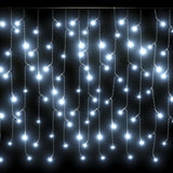 NNEVL LED Curtain Icicle Lights 10m 400 LED Cold White 8 Function
