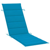NNEVL Sun Loungers 2 pcs with Cushions Solid Wood Acacia