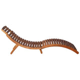 NNEVL Sun Loungers 2 pcs with Table and Cushions Solid Wood Acacia