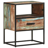 NNEVL Bed Cabinet 40x30x50 cm Solid Reclaimed Wood