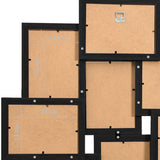 NNEVL Collage Photo Frame for Picture 10 pcs 13x18 cm Black MDF