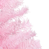 NNEVL Artificial Pre-lit Christmas Tree with Ball Set Pink 210 cm PVC