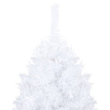 NNEVL Artificial Pre-lit Christmas Tree with Ball Set White 210 cm PVC