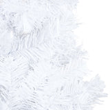 NNEVL Artificial Pre-lit Christmas Tree with Ball Set White 210 cm PVC