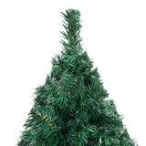NNEVL Artificial Pre-lit Christmas Tree with Ball Set Green 240 cm