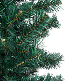 NNEVL Slim Artificial Pre-lit Christmas Tree with Ball Set Green 150 cm