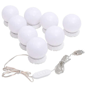 NNEVL Mirror Light with 8 LED Light Bulbs Warm White and Cold White
