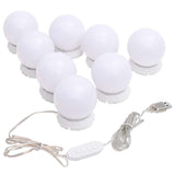 NNEVL Mirror Light with 8 LED Light Bulbs Warm White and Cold White