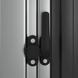 NNEVL Garden Shed Anthracite 118.5x97x209.5 cm Galvanised Steel