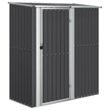 NNEVL Garden Shed Anthracite 180.5x97x209.5 cm Galvanised Steel