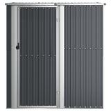NNEVL Garden Shed Anthracite 180.5x97x209.5 cm Galvanised Steel