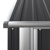 NNEVL Garden Shed Anthracite 180.5x97x209.5 cm Galvanised Steel