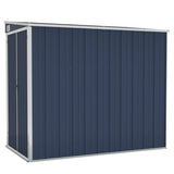 NNEVL Wall-mounted Garden Shed Anthracite 118x194x178 cm Steel