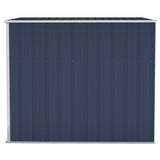NNEVL Wall-mounted Garden Shed Anthracite 118x194x178 cm Steel