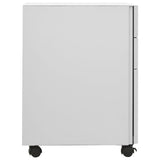 NNEVL Mobile File Cabinet Light Grey 30x45x59 cm Steel