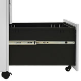 NNEVL Mobile File Cabinet Light Grey 30x45x59 cm Steel