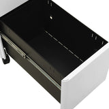 NNEVL Mobile File Cabinet Light Grey 30x45x59 cm Steel
