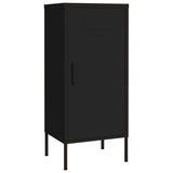 NNEVL Storage Cabinet Black 42.5x35x101.5 cm Steel