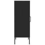 NNEVL Storage Cabinet Black 42.5x35x101.5 cm Steel