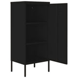 NNEVL Storage Cabinet Black 42.5x35x101.5 cm Steel