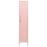 NNEVL Locker Cabinet Pink 35x46x180 cm Steel