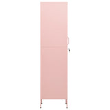 NNEVL Locker Cabinet Pink 35x46x180 cm Steel