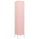 NNEVL Locker Cabinet Pink 35x46x180 cm Steel