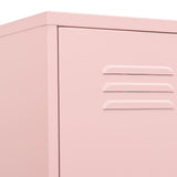 NNEVL Locker Cabinet Pink 35x46x180 cm Steel