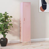 NNEVL Locker Cabinet Pink 35x46x180 cm Steel