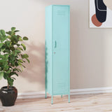 NNEVL Locker Cabinet Mint 35x46x180 cm Steel