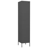 NNEVL Locker Cabinet Anthracite 35x46x180 cm Steel