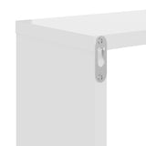 NNEVL Wall Shelves 2 pcs High Gloss White 50x15x50 cm Engineered Wood