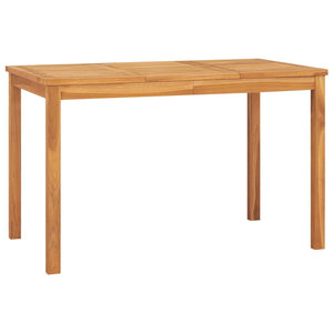 NNEVL Garden Dining Table 120x70x77 cm Solid Teak Wood