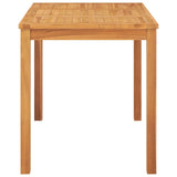 NNEVL Garden Dining Table 120x70x77 cm Solid Teak Wood