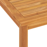 NNEVL Garden Dining Table 120x70x77 cm Solid Teak Wood