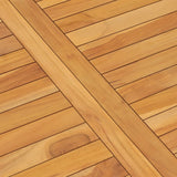NNEVL Garden Dining Table 120x70x77 cm Solid Teak Wood