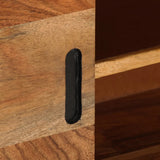 NNEVL TV Cabinet Honey Brown and Grey 110x30x50 cm Solid Wood Acacia