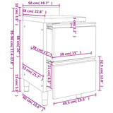 NNEVL Commercial Kitchen Cabinet with 2 Drawers Stainless Steel