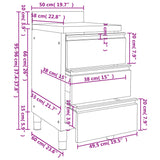 NNEVL Commercial Kitchen Cabinets with 3 Drawers 2 pcs Stainless Steel